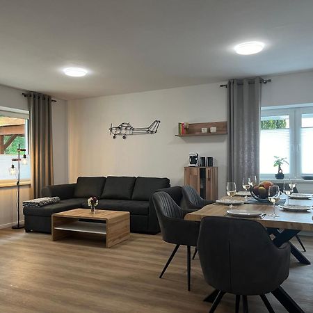 Fewo Cessna, Elegante Wohnung, 2 Schlafzimmer, Ueberdachte Terrasse Cloppenburg Eksteriør billede